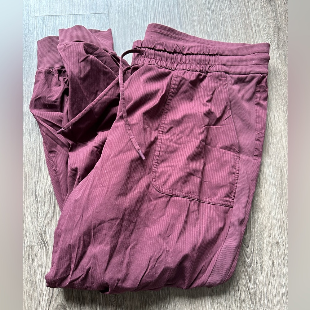 lululemon athletica dance studio jogger Burgundy Track Pants